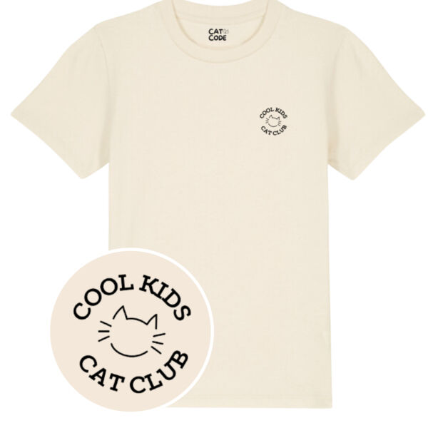 Kids T-shirt - Cool kids cat club Thumbnail