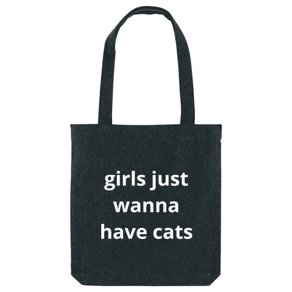Totebag - Girls just wanna have cats Thumbnail