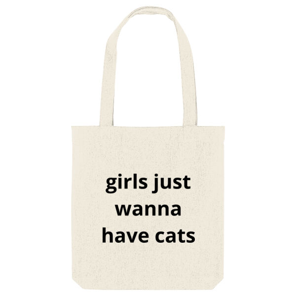 Totebag - Girls just wanna have cats Thumbnail