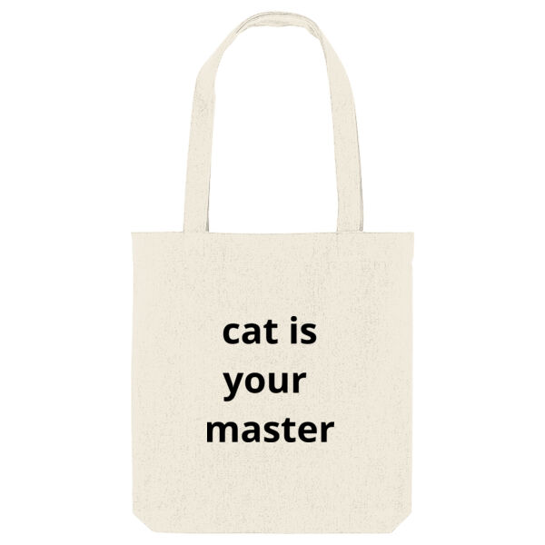 Totebag - Cat is your master Thumbnail