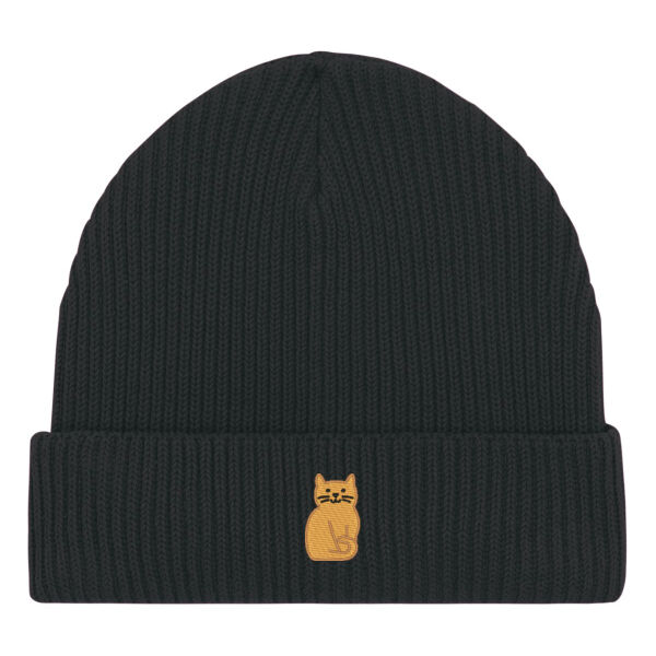Beanie - Ginger cat - Embroidered Thumbnail