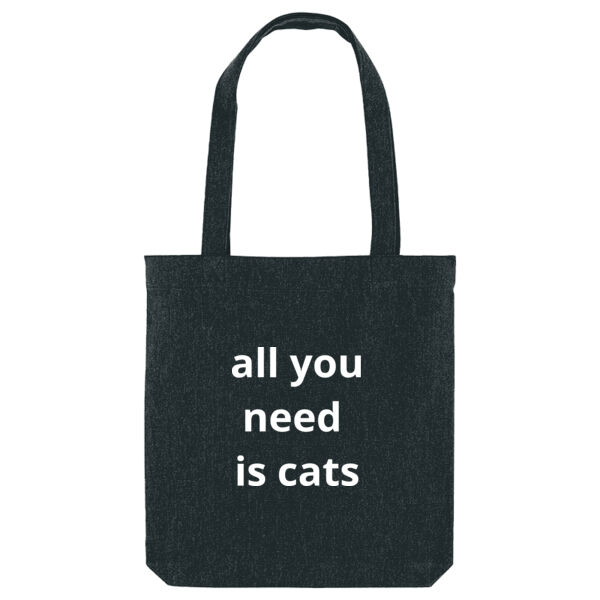 Totebag - All you need is cats Thumbnail