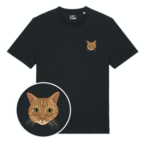 Unisex T-shirt - Cat Head Series - Ginger Cat Thumbnail