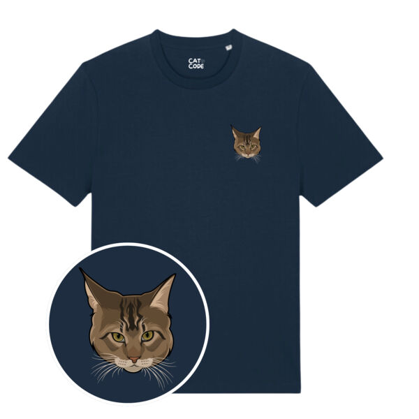 Unisex T-shirt - Cat Head Series - Maine Coon Thumbnail