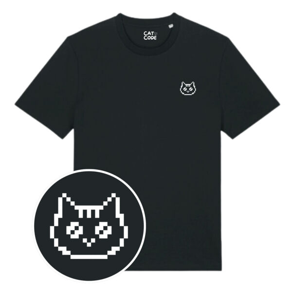 Unisex T-shirt - Pixel Cat Thumbnail